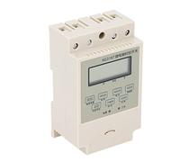 FTVOGUE Interruptor de Tiempo Digital Programable ABS Temporizador de Control de relé Electrónico 25A Montaje en Riel 8 10 16 Programas 1 Minuto a 168 Horas para Usuarios de Iluminación de Bombas de