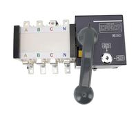 FTVOGUE Interruptor de Transferencia Automática de Doble Potencia 63A, Material de PC con Configuración 4P, Ideal para Administración de Energía en el Hogar y la Oficina