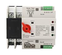 FTVOGUE Interruptor de Transferencia Automática de Doble Potencia de 110V, Interruptor de de Generador 2P de 100 Amperios, Interruptor ATS de Control WiFi (63A)