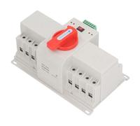 FTVOGUE Interruptor de Transferencia Automática de Doble Potencia, Material Místico de PC, ATS 4P 400V para Hospitales, Bancos, Edificios de Gran (100A)