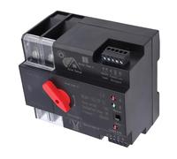 FTVOGUE Interruptor de Transferencia Automática de Potencia Dual 2p 100a ATS Ininterrumpido AC Voltaje Guard Guard Din Rail Monte PV Suministro Universal para Home Factory