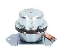 FTVOGUE Interruptor Principal de Energía Electromagnética Aleación de Acero Cobre Rojo Relé de Batería 24 V Polo Negativo 08088 10000 para Excavadora Botón de Tablero con Funcionamiento Suave (Polo