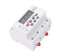 FTVOGUE Interruptor Temporizador Digital, Carril DIN Programable Trifásico de 24 Grupos