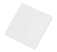 FTVOGUE Interruptor WiFi Inteligente, Interruptor de Luz Inteligente Tipo 86 con Control de Voz y Diseño Ajustable de 3 Vías, Programación de Pronóstico del Tiempo para Control de Iluminación del