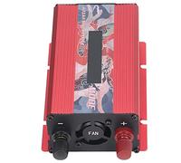 FTVOGUE Inversor de Corriente para Automóvil 300W Inversor de Onda Sinusoidal de Aleación de Aluminio CA 220V 50Hz con Pantalla LCD USB 2A Pico de 500W para Viajes en Automóvil Viajes por Carretera