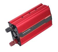FTVOGUE Inversor de Corriente para Automóvil Aleación de Aluminio Onda Sinusoidal Pura Convertidor DC12V a AC220V 300W con USB 5V 2A 50Hz para Acampar Al Aire Libre Viajes por Carretera Uso de