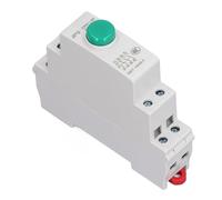 FTVOGUE JP9 Interruptor de Botón Pulsador 230 V CA 2NO 2NC, Montaje en Carril DIN (GREEN)