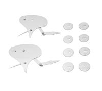 FTVOGUE Juego de 2 Bolígrafos Punteadores con Engranaje Mecánico Vintage | Cuerpo de Metal Sólido con Precisión de 0,5 Mm para Dibujo y Dibujo Técnico, Compatible con Studio Classroom