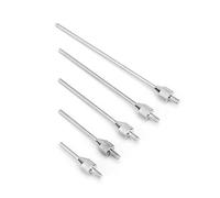 FTVOGUE Juego de 5 Indicadores de Prueba de Acero de Tungsteno, Sonda de Aguja con Dial de D1,5 Mm con Rosca Estándar, para Medición L10 L20 L30 L40 L50 en Ingeniería de Mecanizado y Control de