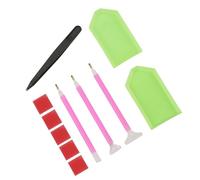 FTVOGUE Juego de Accesorios de Pintura de Diamante para Bricolaje, Bolígrafo de Bordado de Diamante de Amplia Gama de Aplicaciones, Pegamento y Herramientas para Proyectos de Punto de Cruz, Material