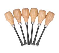 FTVOGUE Juego de Cinceles para Tallar Madera, Herramientas Manuales de Escultura Duraderas para Manualidades, Kit de Cincel Portátil para Tallar Madera para Entusiastas de la Carpintería