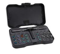 FTVOGUE Juego de Destornilladores de Trinquete, Herramienta de Reparación Multifuncional con Imán 24 en 1 con Puntas de Acero de Aleación S2 y Ergonómico, para Muebles, Computadoras,