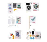FTVOGUE Juego de Experimentos Científicos para Niños, Rompecabezas de Construcción de EVA, Kit de Juguetes de Aprendizaje Stem, Modelo de Ensamblaje con Pilas AA para Proyectos en el Hogar en el