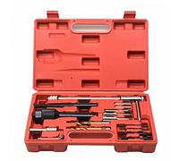 FTVOGUE Juego de Extracción de Bujías Incandescentes, Kit de Herramientas de Acero de 16 Piezas para Adaptadores de Juego de Extracción de Bujías Incandescentes de 8 Mm y 10 Mm con Funciones de de