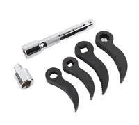 FTVOGUE Juego de Herramientas con Cabezal Adaptador de Palanca, Acero CrV Tratado Térmicamente, Llave de Palanca para Ejes de Transmisión Automotrices, Kit Completo de Desmontaje