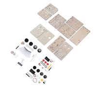 FTVOGUE Juego de Juguetes de Rompecabezas de Madera 3D, Kit de Coche de Carreras de Excavadora de Helicóptero de Avión de Madera Compuesta, Ensamblaje de Bricolaje sin Pintar de 4 Modelos para Niños,