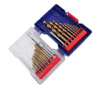 FTVOGUE Juego de Machos de Roscar y Taladro Juego de Machos de Roscar de Acero de Aleación M2 18PCS y Brocas Revestidos de Ti Alta Dureza A Prueba de Herrumbre para Metal Acero Inoxidable Aluminio