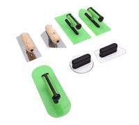 FTVOGUE Juego de Paletas de Acabado de Yeso Veneciano, Juego de Herramientas de Pintura para Arte de Pared de Acero Inoxidable con Ergonómico para Pulir Trabajos de Mampostería