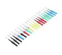 FTVOGUE Juego de Pines de Sonda Trasera, Agujas de Latón y Acero para Pruebas de Multímetro, Ideal para Reparaciones Automotrices y Electrónicas con Clasificación de 30 VCA-60 VCC