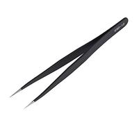 FTVOGUE Juego de Pinzas de Acero Inoxidable Antiestáticas ESD, Acero Antiácido Duradero, Diseño de Precisión para Reparación de Productos Electrónicos y Fabricación de Joyas