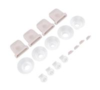 FTVOGUE Juego de Reemplazo de Extractor de Leche Portátil, Válvula de Pico de Pato de Silicona de 5 Piezas e Inserciones de Brida con Material Seguro para el Cuerpo para una Extracción