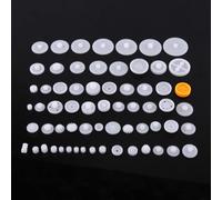 FTVOGUE Juegos de Poleas de Engranajes de 75 Tipos de, Excelentes Accesorios para Hacer Modelos para Todo Tipo de Automóviles, Robots, etc. Fácil de Usar con Kits de Engranajes de 80 para Piezas de