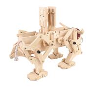 FTVOGUE Juguete de Buey de Madera, Modelo de Carro de Buey Mecánico de Madera de Roble, Rompecabezas de Ensamblaje 3D con Transmisión de Engranajes, Adorno de Estilo Antiguo para Adultos,