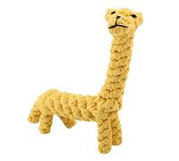 FTVOGUE Juguetes de Cuerda para Perro Perro Lindo Chew Juguete Cuerda de algodón Resistente a la mordedura Diseño de Jirafa Dientes para Mascotas Limpieza Regalos
