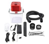 FTVOGUE Kit de Aspiradora CNC Aspiradora de Plástico Transparente 6000 Pa Auto Start Stop Bolsa de Polvo con Luz LED para Máquina de Grabado con Enrutador CNC para TTC450 TTC450 Pro