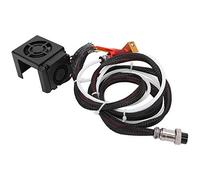 FTVOGUE Kit de Boquilla Completa de Extremo Caliente para Extrusora, Componentes de Acero Inoxidable, Juego de Boquillas CR 10, Rango de 280 Grados Celsius, Compatible con Impresoras 3D CR 10 10S