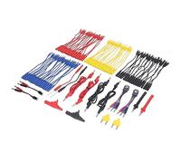 FTVOGUE Kit de Cables de Prueba PVC PA Latón Circuito Automotriz Multímetro Terminal Kit de Cables de Prueba 90 Piezas 380 V Sonda Multifunción para Pruebas de Equipos de Mantenimiento de Vehículos