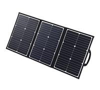 FTVOGUE Kit de Cargador de Panel Solar Cargador de Panel Solar Portátil Plegable 60W SP Pet 18V Diseño Impermeable de 3 Pliegues para Acampar Senderismo RV Viajes Fuente de Alimentación del Teléfono
