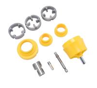 FTVOGUE Kit de Enhebrador de Tuberías PPR, Acero de Aleación, Diseño de Doble Cabeza, Vástago Hexagonal de 1/4 de Pulgada, Herramienta de Plomería Versátil para Profesionales y Entusiastas del