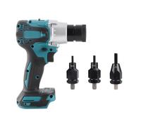 FTVOGUE Kit de Herramientas para Tuercas de Remache Eléctrico Remachadora Eléctrica sin Escobillas con Botón de Ajuste de Engranaje de Luz LED Múltiples Ventilaciones Alta Disipación de (Conjunto C)