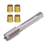 FTVOGUE Kit de Insertos de Ahorro de Bujías M14x125 Grifo de Reparación de Roscas M16x125 Juego de Cazadores de Roscas de Bujías de Acero de Alta Velocidad para Motores de Gasolina