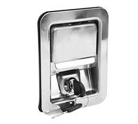 FTVOGUE Kit de Llaves de Bloqueo con Manija de Acero Inoxidable 304 con Pestillo de Paleta con Características Antiperforación Resistentes Al Fuego para Grupos Electrógenos Diésel y