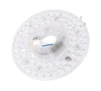 FTVOGUE Kit de Modernización de Luz LED para Ventilador de Techo de 4,92 Pulgadas, Reemplazo de Luz de Techo Redonda Regulable de 18W 3CCT con Función de Memoria, Fácil Instalación Magnética para el