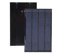 FTVOGUE Kit de Panel Solar, Polisilicio de 2 W con Corriente de 0,4 A para Cargador de Batería de Bricolaje y Juguetes Solares para Uso en Exteriores