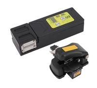 FTVOGUE Kit de Pelador Térmico de Fibra óptica Fiber Cleaver, Construcción ABS de Acero de Tungsteno de Aleación de Aluminio, Cortador de Cable de 48 Fibras con Caja de Almacenamiento para Mayor