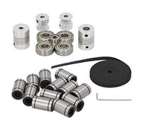 FTVOGUE Kit de Rodamientos Lineales LM8UU, Componentes de Acero Inoxidable, Perfecto para Impresoras 3D y Aplicaciones de Movimiento Lineal