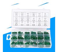 FTVOGUE Kit de Sellos de Juntas Tóricas de Goma, Juntas Tóricas, Arandelas, con Caja de Almacenamiento para Aplicaciones Neumáticas Industriales Hidráulicas Domésticas