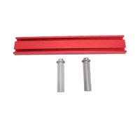 FTVOGUE Kit de Valla con Ranura Deslizante de 19mm, Valla de Banco de Trabajo Anodizado de Aleación de Aluminio con 2 Paradas para Taladro de Mesa de Sierra para Carpintería