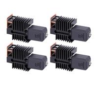 FTVOGUE Kit Hotend de Alto Flujo de 0,4 Mm Apto para Impresora 3D Snapmaker U1 con Boquilla de Acero Endurecido con Nanorrecubrimiento Calentador de Cerámica de 24 V 48 W para Impresión