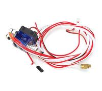 FTVOGUE Kit Hotend para Impresora 3D, Bloque de Aluminio con Boquilla y Varilla Calefactora, Actualización Ideal para Usuarios de ABS PLA de 1,75mm con Juego Remoto V6