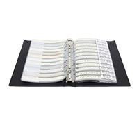 FTVOGUE Kit Surtido de Condensadores Serie 1206 Libro de Muestras de Componentes Electrónicos de 80 Valores con Estuche de Plástico Negro para Almacenamiento y Organización
