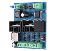 FTVOGUE L298N Módulo de Controlador de Motor Placa de Controlador de PCB DC 5V 2A Puente Doble H para 4 Motores de CC Control de Velocidad de Avance hacia Atrás para Usuarios de Bricolaje de Robótica