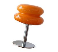 FTVOGUE Lámpara de Mesa con Forma de Tarta de Huevo para Niñas, Luz Suave de bajo Consumo, Lámpara de Mesa de Cristal Bonita, Lámpara de Escritorio USB para Dormitorio (Interruptor de