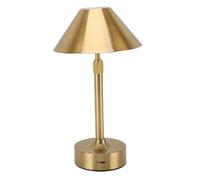 FTVOGUE Lámpara de Mesa LED Inalámbrica Regulable Recargable con Poste Telescópico Control Táctil de 3 Colores para Uso en Interiores y Exteriores 25-35 Cm de Altura Ajustable