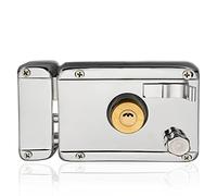 FTVOGUE Lanzas de Puerta Exterior Cilindro de Muerto de Llave de Estilo Vintage Kit de Bloqueo Doméstico para Puerta y Seguro - Diseño Compacto, Altamente Anti Robo - Adecuado para de Seguridad,