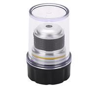 FTVOGUE Lente Objetivo Microscopio de Aleación de Aluminio de Latón Lente Objetivo Rosca RMS 10X para Uso en Microscopio Biológico, Accesorio de Repuesto para Estudiantes de Laboratorio y